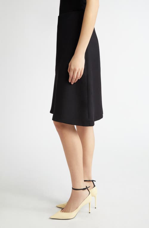 Bite Studios A-line Organic Wool Skirt In Black