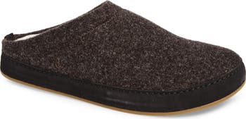 OluKai Hāmani Hulu Genuine Shearling Lined Mule Slipper (Men  display picture 3