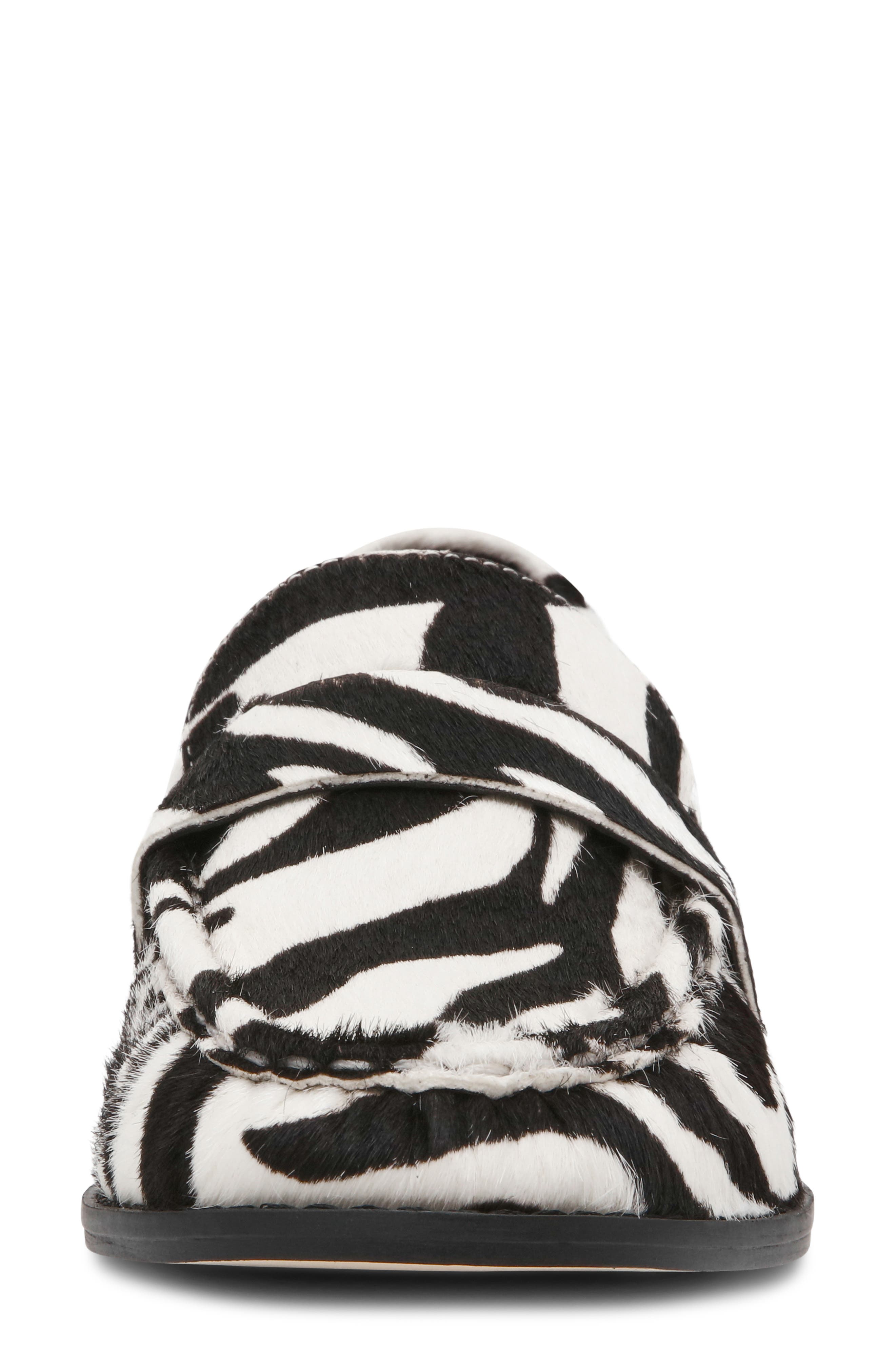 Ronie Genuine Calf Hair Loafer, Alternate, color, ZEBRA