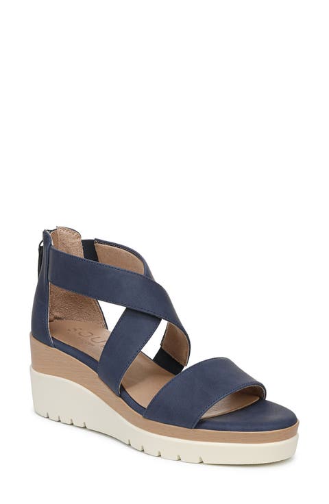 Goodtimes Platform Wedge Sandal - Wide Width Available (Women)