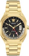 Versace V-Contempo GMT Bracelet Watch, 40mm