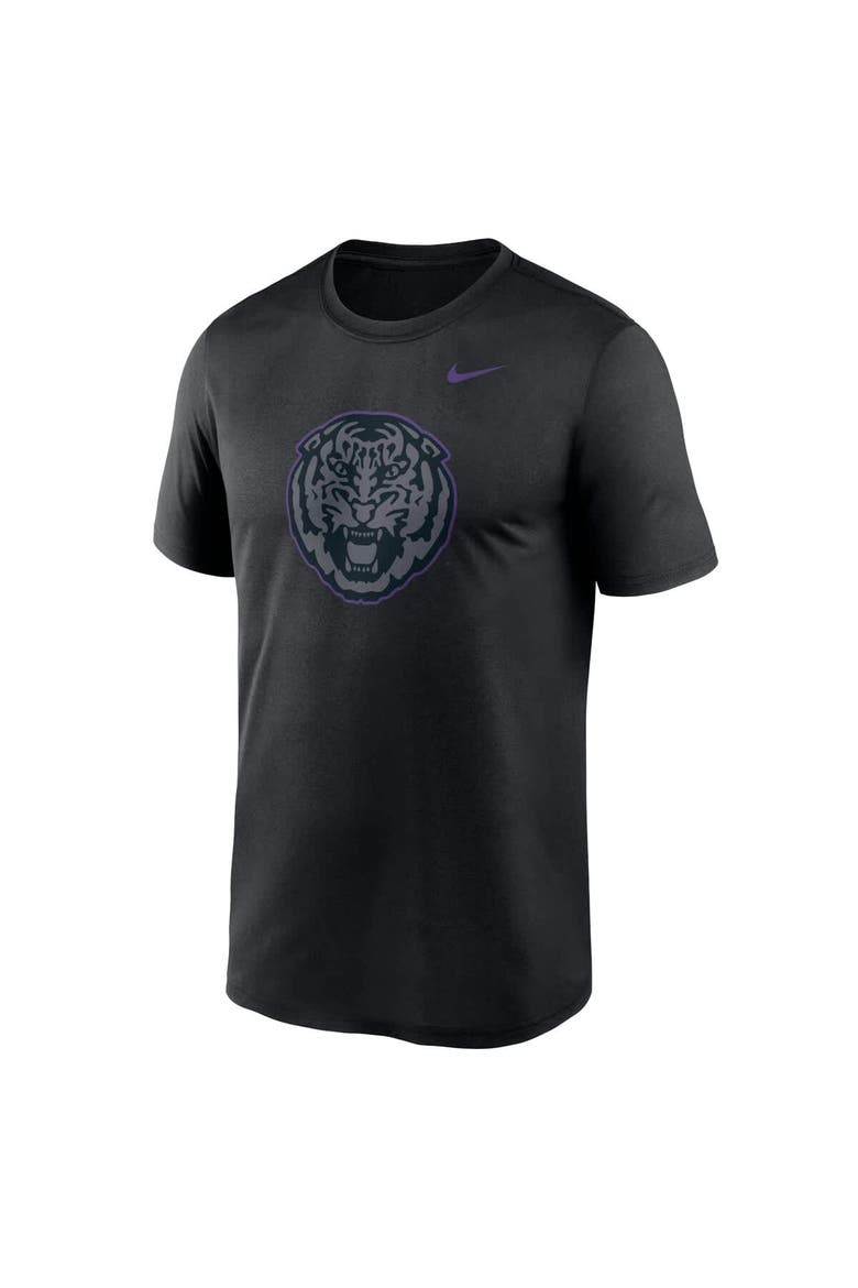 Men's Nike Black LSU Tigers Color Pop Logo Legend T-Shirt, Alternate, color, Black