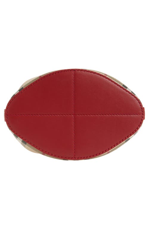 Burberry Mini Check Bucket Bag In Multi