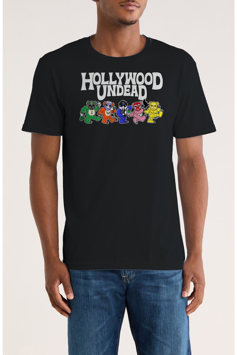 Hollywood Undead Graphic T-Shirt, Main, color, BLACK
