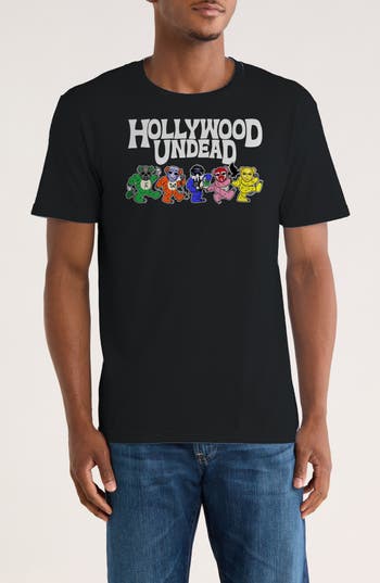Monster Digital Hollywood Undead Graphic T-shirt In Black