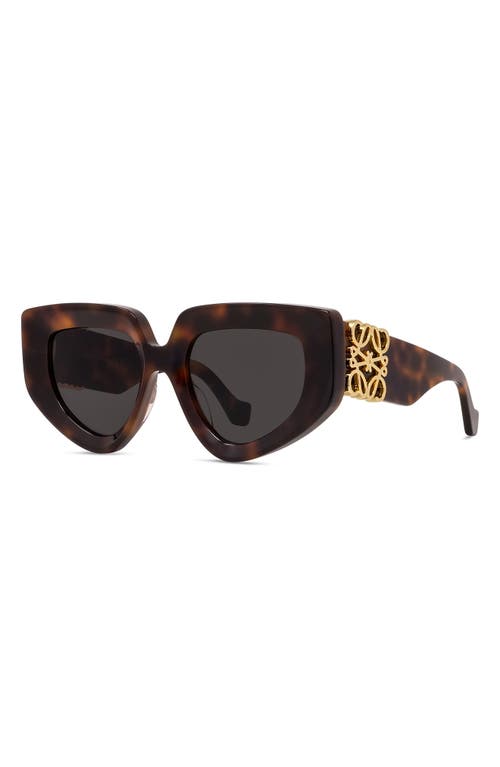 LOEWE LOEWE ANAGRAM 51MM GEOMETRIC SUNGLASSES