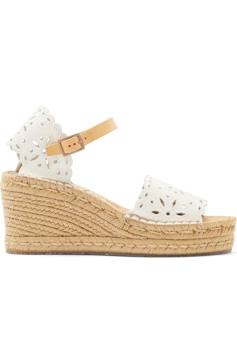 Pedro Garcia Omaira Wedge Sandal, Alternate, color, Meringue
