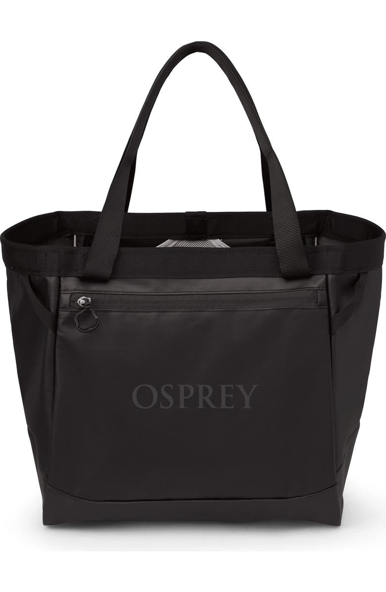 Osprey Transporter 28-Liter Gear Tote, Main, color, Raven Black