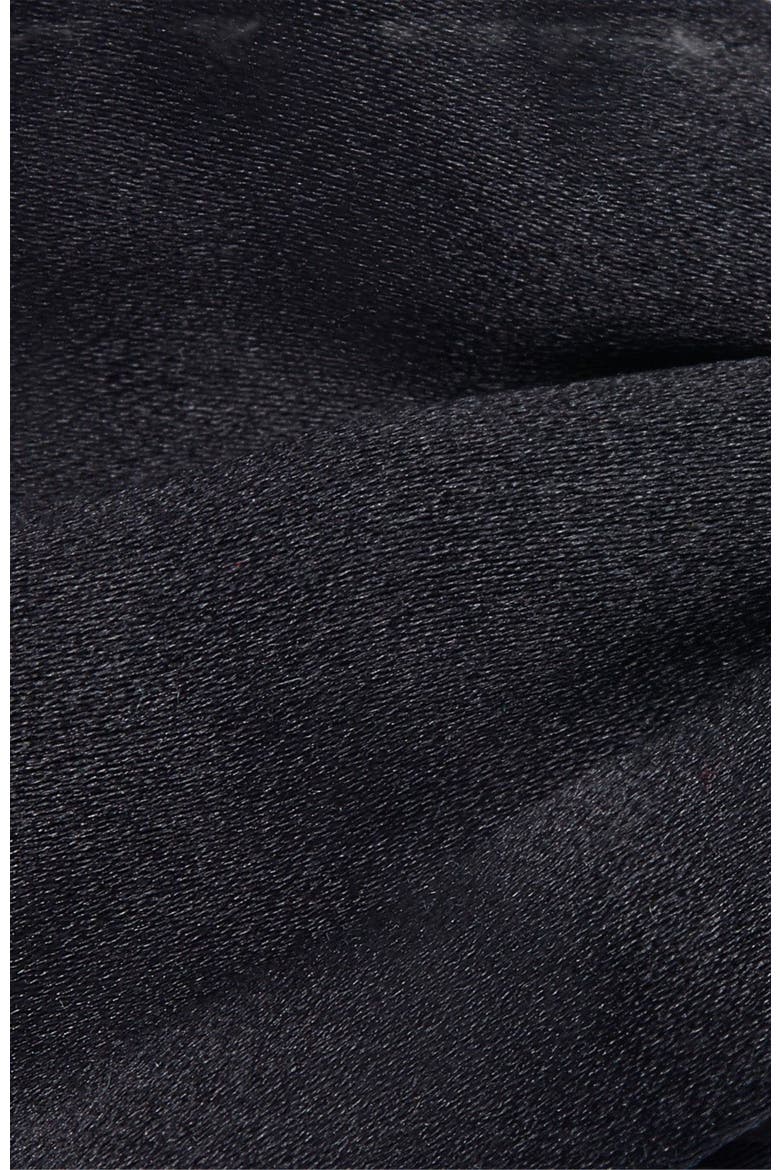 Walter Satin Pre-Tied Bow Tie, Alternate, color, Black