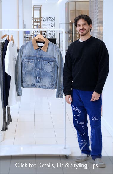 FRAME Vintage Distressed Denim Jacket | Nordstrom