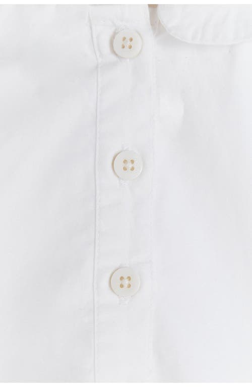 Babycottons Bauti Blouse Bodysuit In White