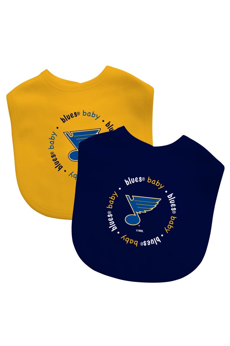 St. Louis Blues - Baby Bibs 2-Pack, Main, color, Navy