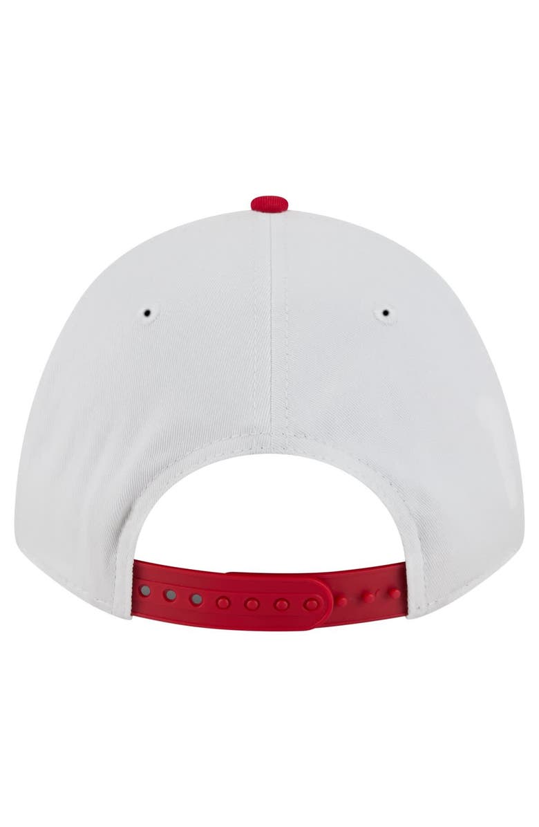 New Era Men's New Era White/Red Louisville Cardinals Arch Two-Tone Rope 9FORTY A-Frame M-Crown Adjustable Hat, Alternate, color, White