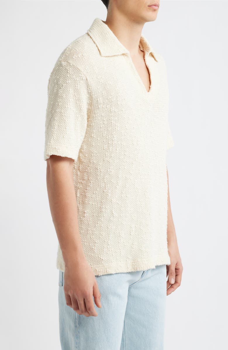 KROST Texture Cotton Blend Polo, Alternate, color, White