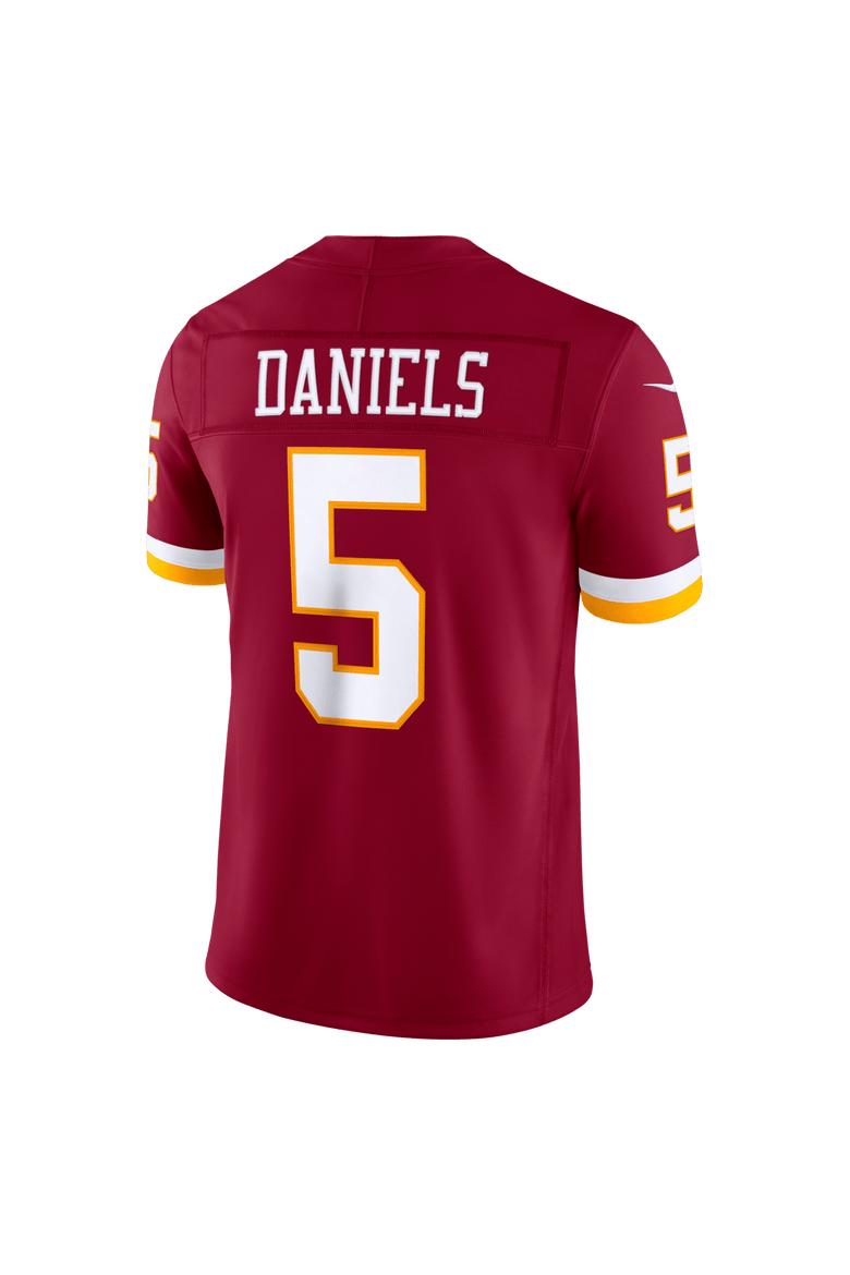 Men's Nike Jayden Daniels Burgundy Washington Commanders Vapor F.U.S.E. Stitched Limited Jersey, Alternate, color, Burgundy