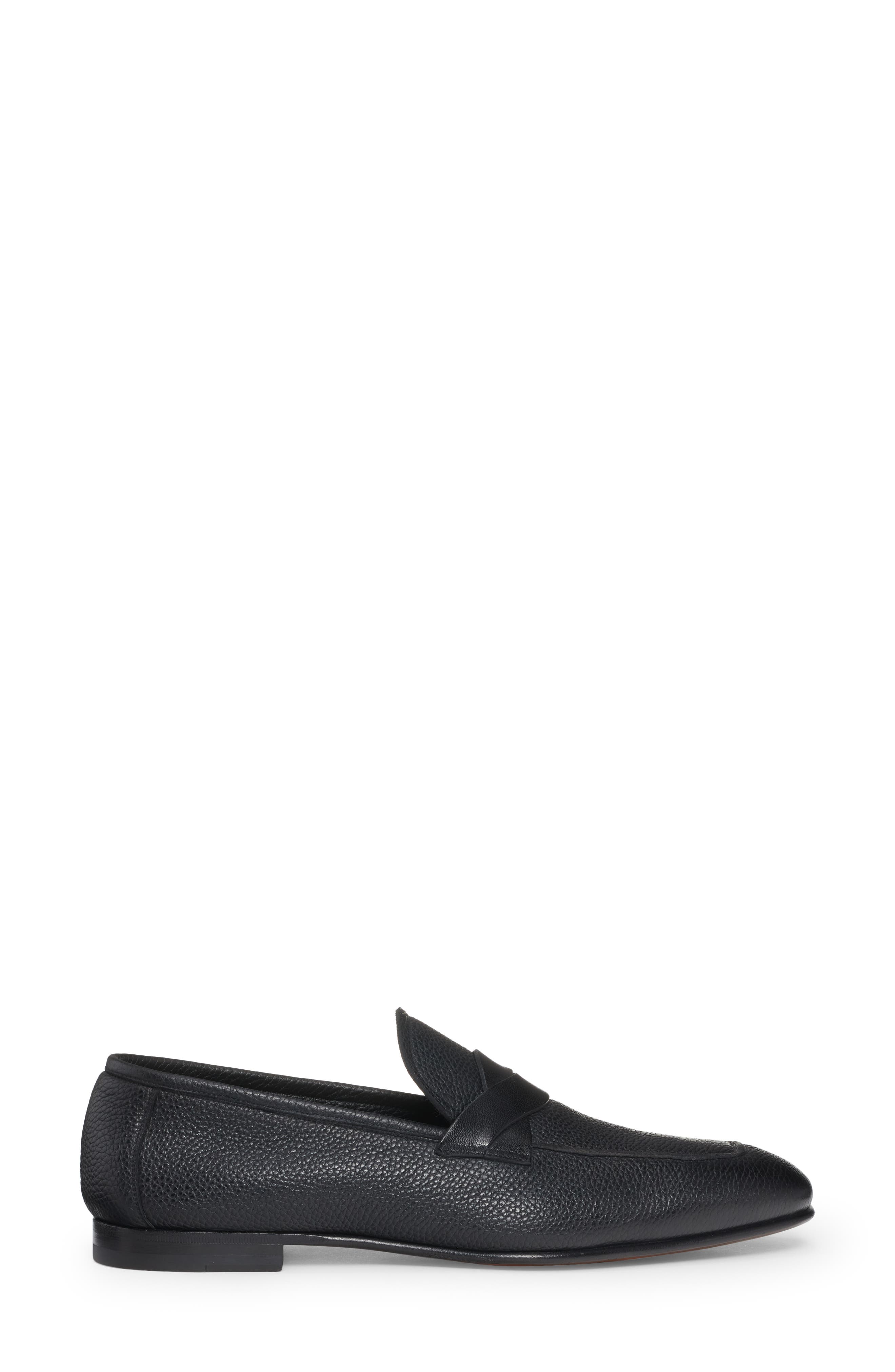 TOM FORD Large Grain Leather Loafer, Alternate, color, 