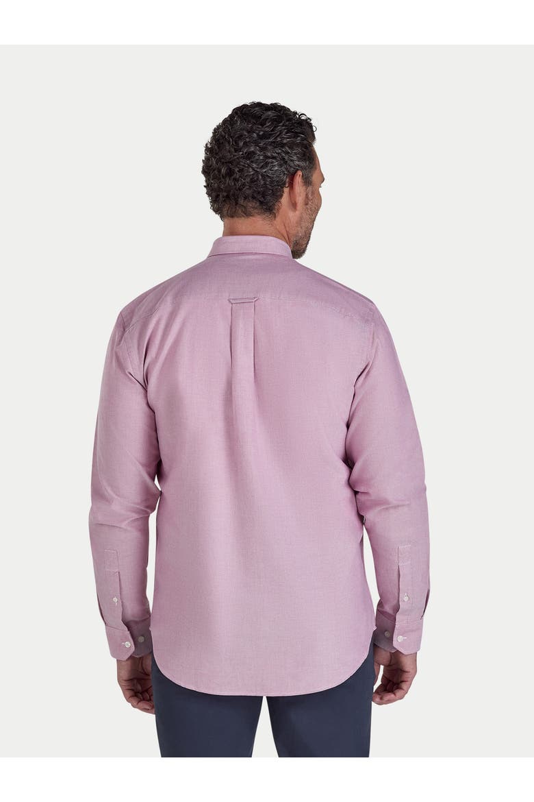 Long Sleeve Oxford Shirt, Alternate, color, Deep Red