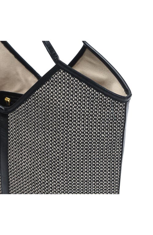 Jelavu Liliana Woven Raffia & Leather Tote Bag