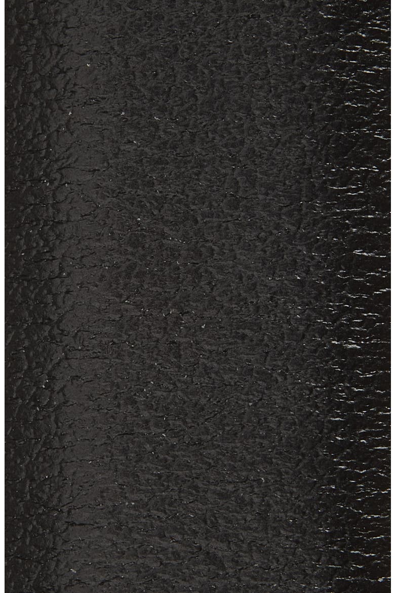 Smooth Leather Belt, Alternate, color, BLACK