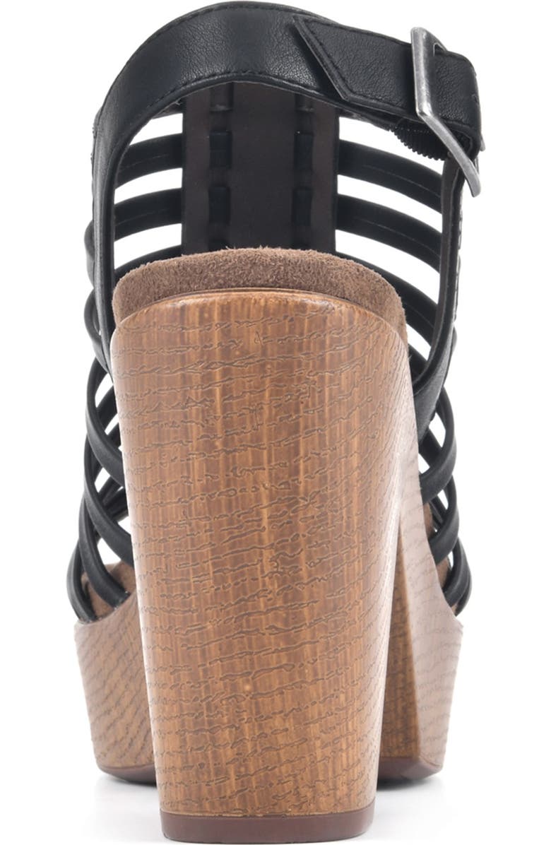 White Mountain Footwear Astonish Platform Block Heel Sandal, Alternate, color,