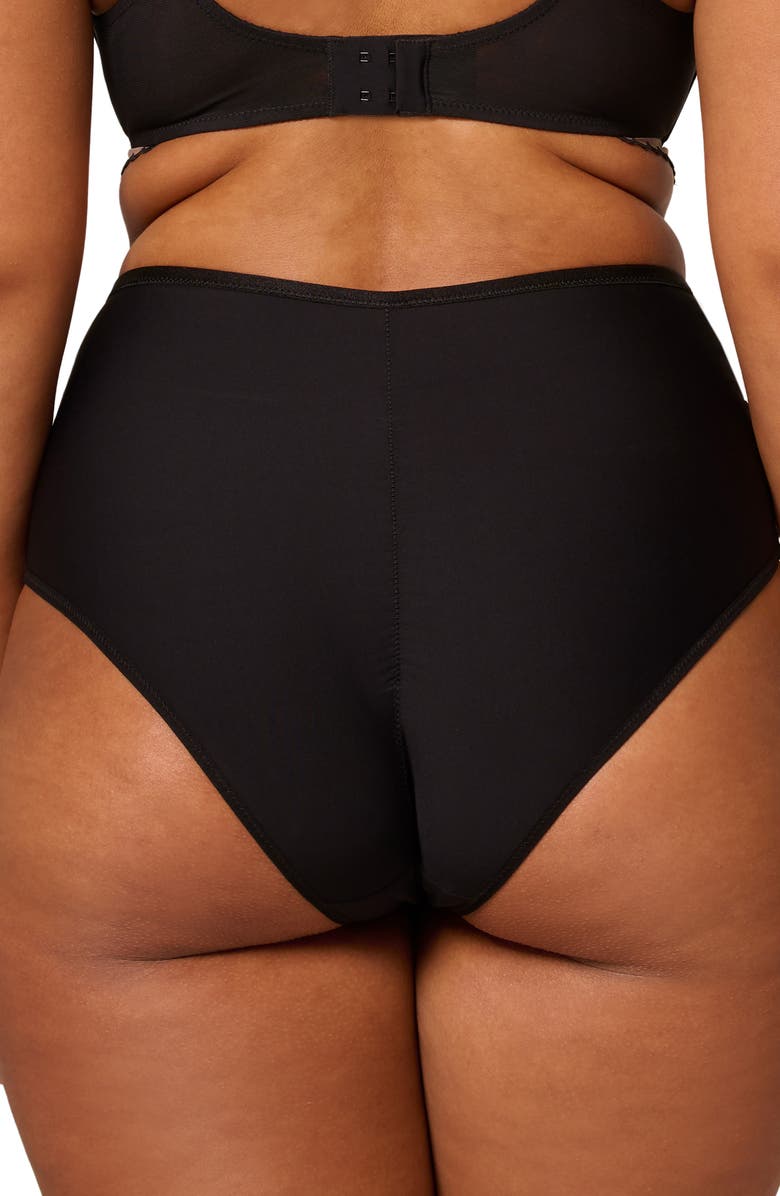 Simone Perele Romance High Waist Briefs, Alternate, color, Light Tatoo