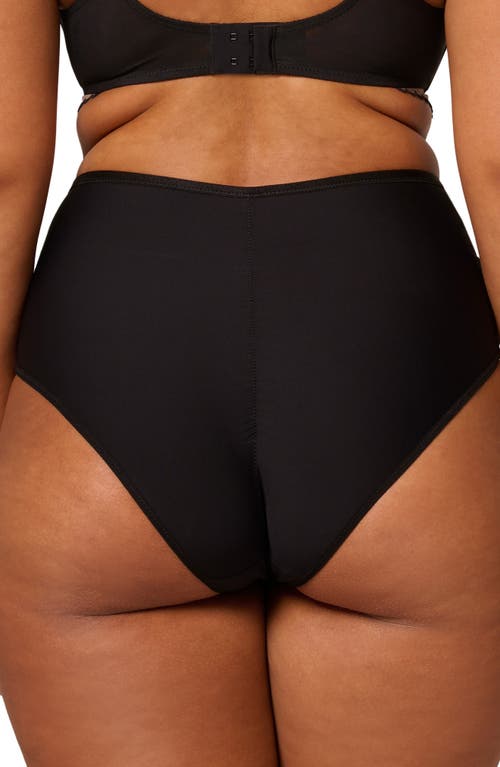 Simone Perele Romance High Waist Briefs In Black