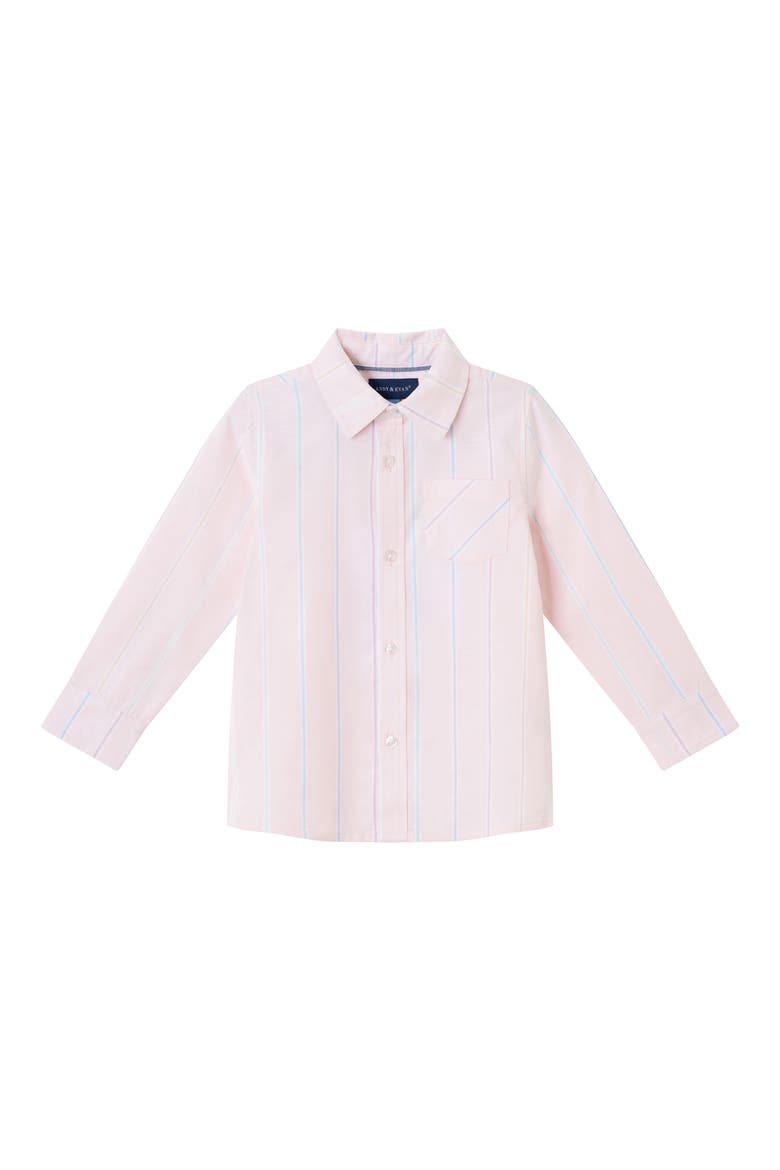 Kids' Button-Up Shirt, Pants & Bow Tie Set, Alternate, color, PINK