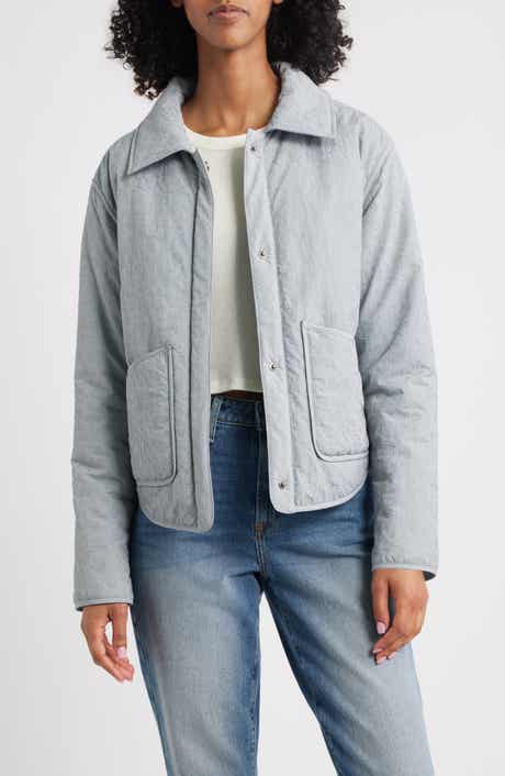 Thread & Supply Floral Puffer Shirt Jacket