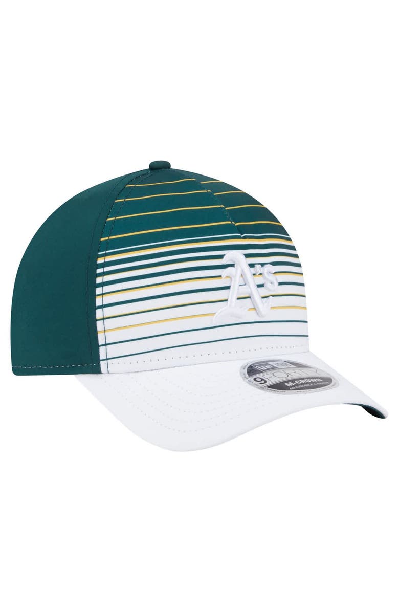 New Era Men's New Era Green Athletics Gradient 9FORTY M-Crown Adjustable Hat, Alternate, color, Green