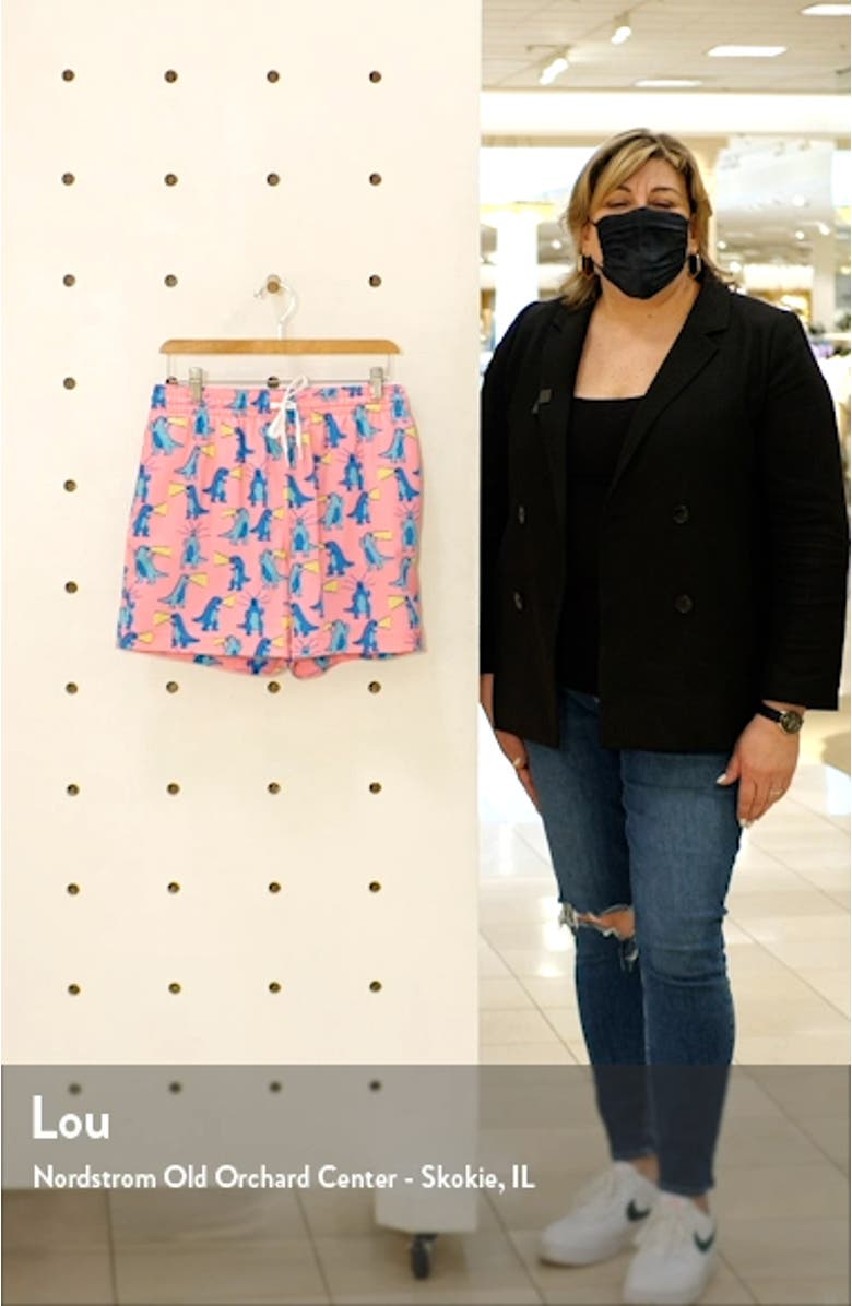 The Hear Me Roars 5 1/2-Inch Swim Trunks, sales video thumbnail