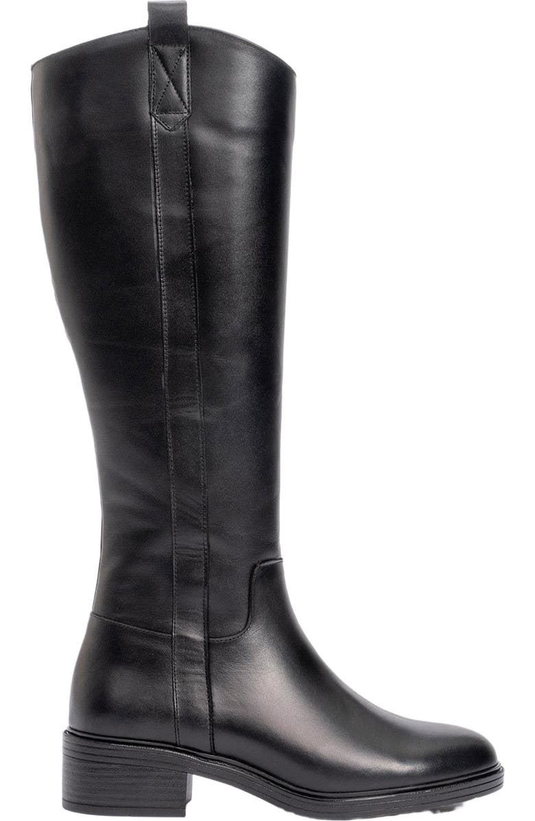 Forever & Always Shoes Acro Leather Boot, Main, color, Black Leather