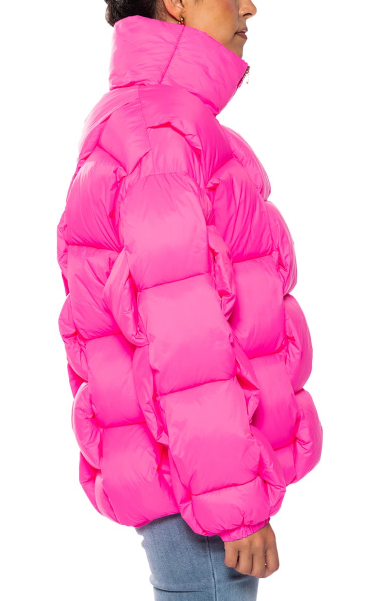AZALEA WANG Braided Puffer Jacket, Alternate, color, 