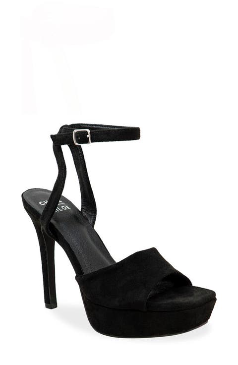 Ankle Strap Platform Pump (Women)