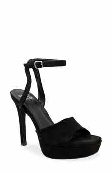 CHASE AND CHLOE Ankle Strap Platform Pump