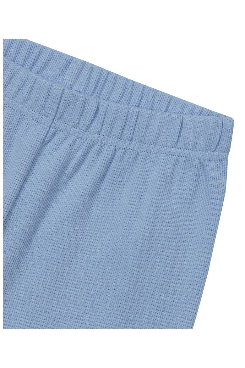 Girls Ribbed Knit Flare Leggings, Alternate, color, Sky Blue