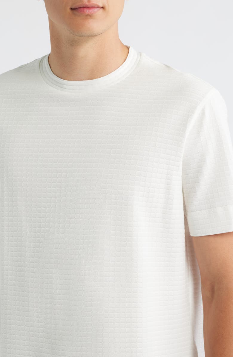Emporio Armani Tonal Box Cotton T-Shirt, Alternate, color, Fancy White
