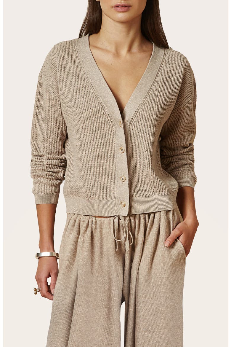 Mirabel Cardigan, Main, color, Oat