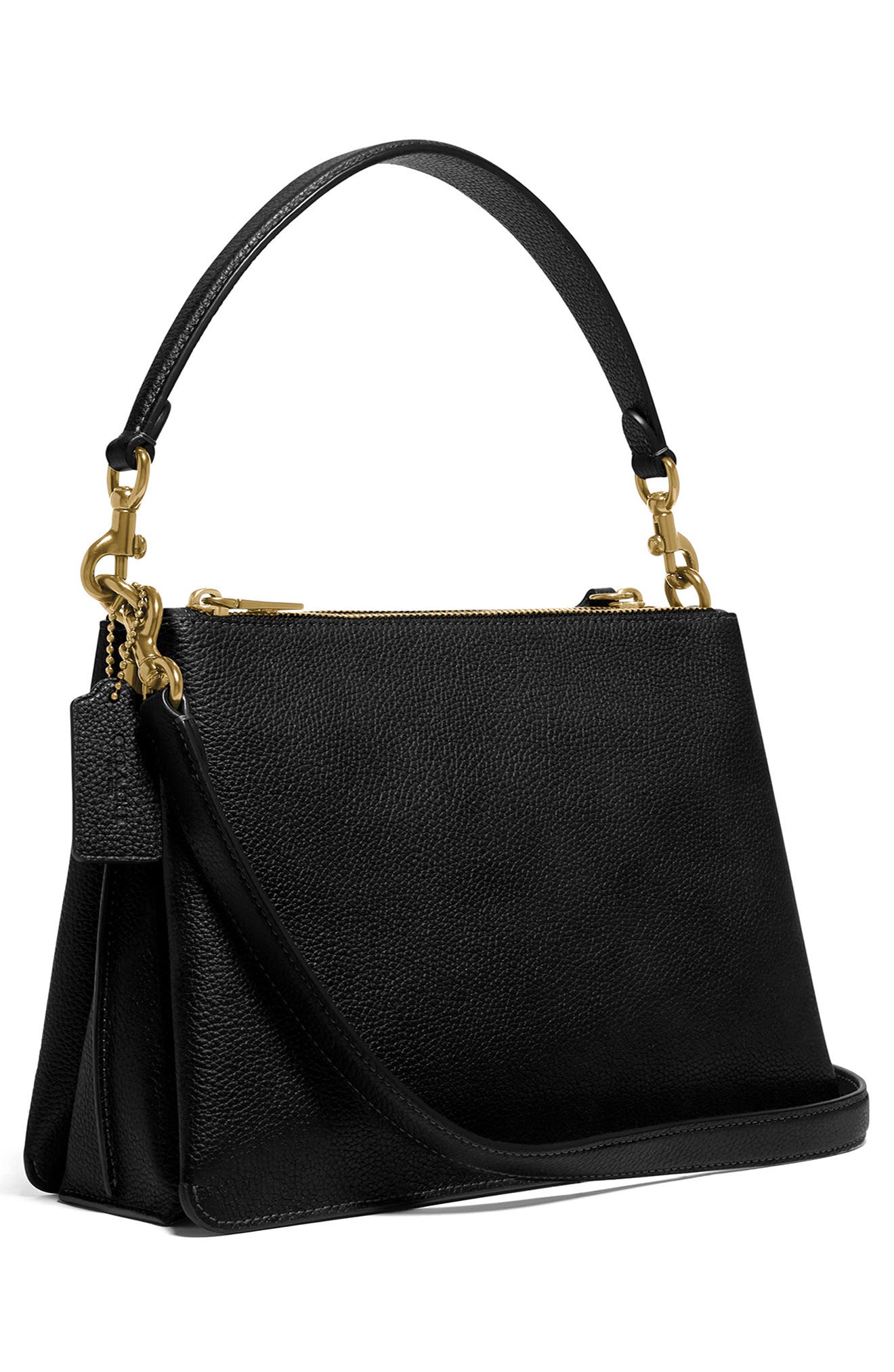 COACH Pebble Leather Crossbody Bag, Alternate, color, 