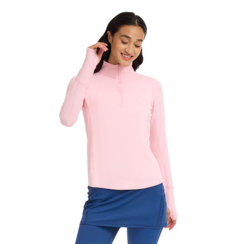 Women's Mock Zip Top Relaxed
