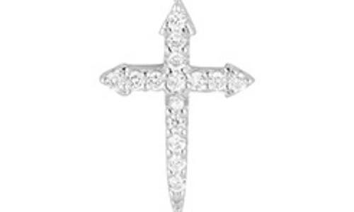 Chloe & Madison Chloe And Madison Pavé Cz Cross Layered Necklace In Silver