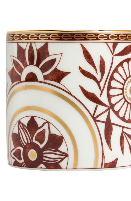 Wedgwood Red Splendor 22k Gold Accent Bone China Mug In Multi