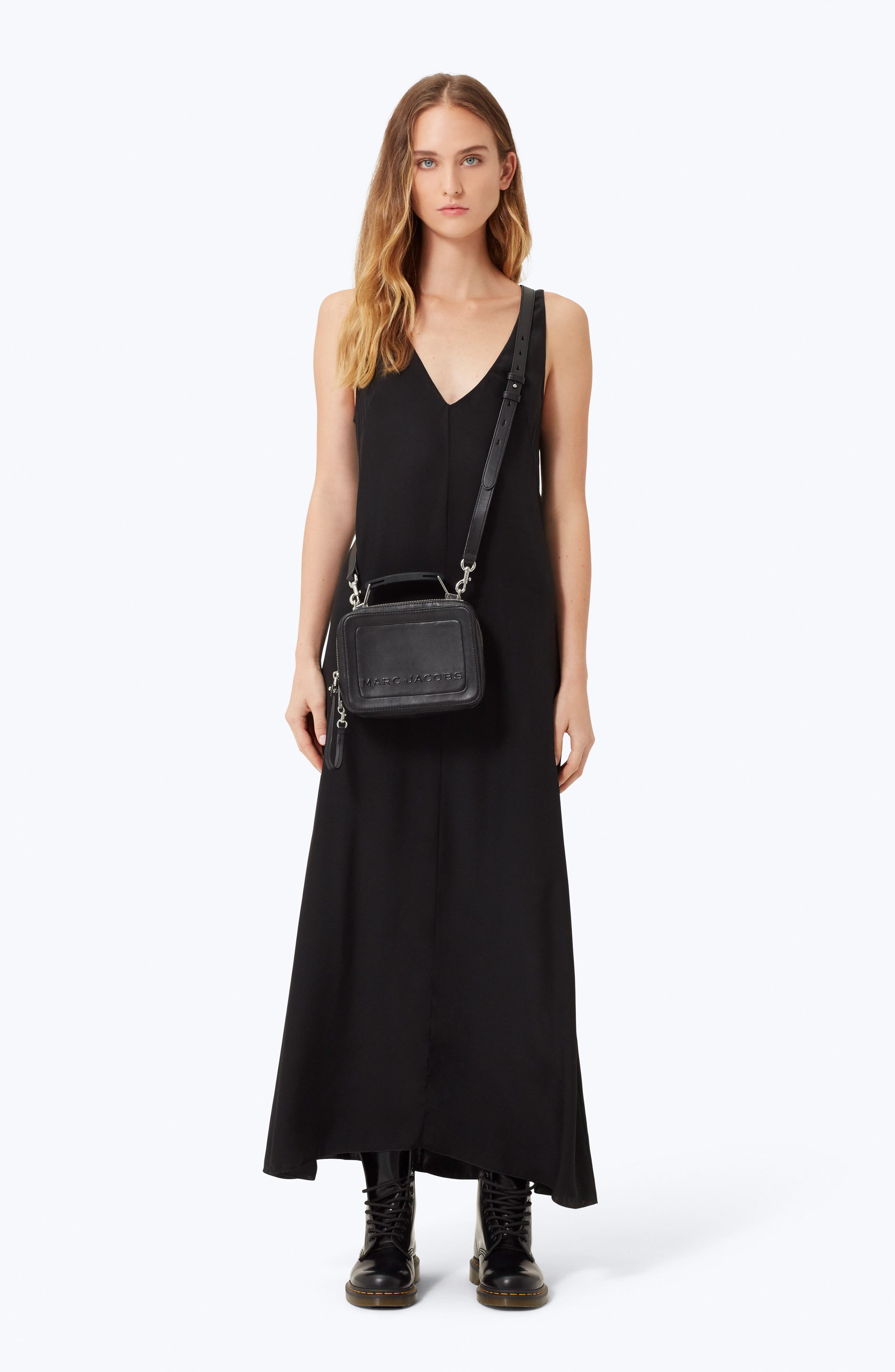 The Marc Jacobs The Box 20 Leather Crossbody Bag, Alternate, color, 