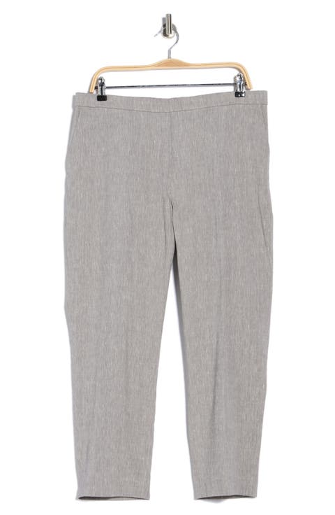 Treeca Linen Blend Crop Pants