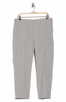 Theory Treeca Linen Blend Crop Pants