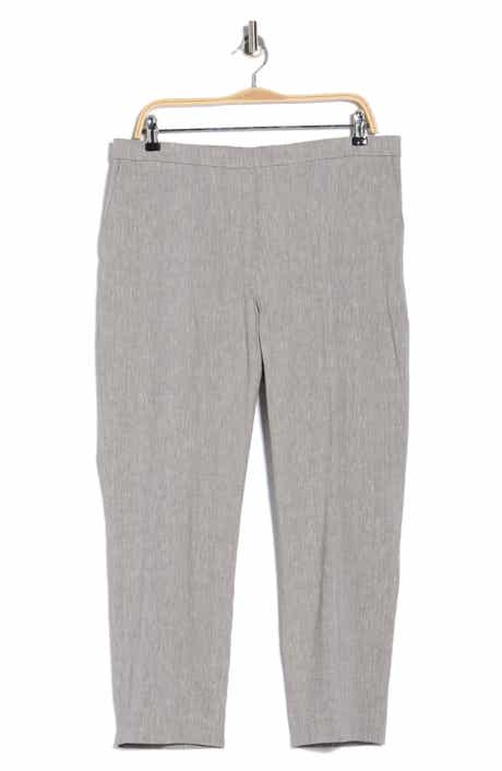 Theory Treeca Linen Blend Crop Pants