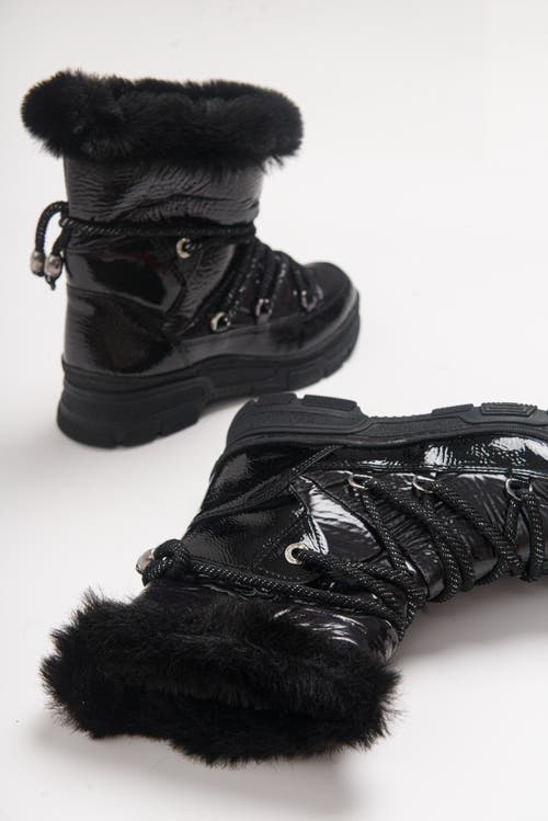 Prologue Shoes Rosie Fur Lined Boot In Black