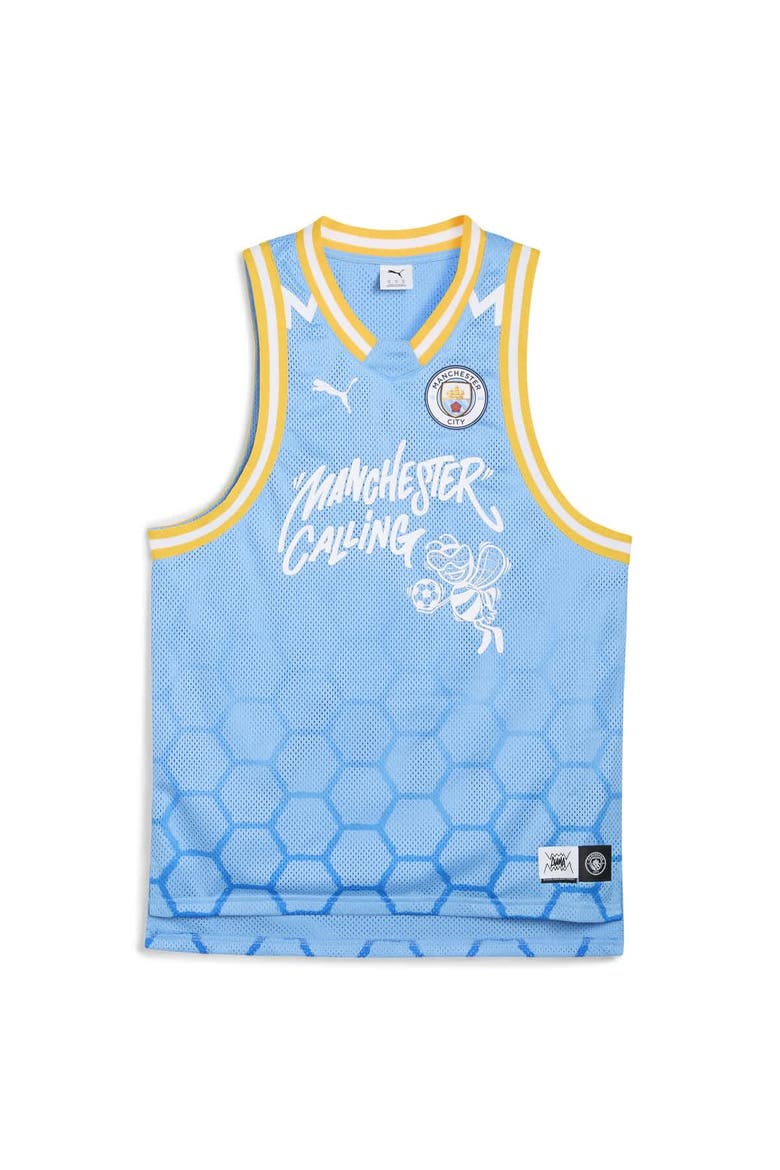 Men's Puma Light Blue Manchester City 2025 FIFA Club World Cup dryCELL Basketball Jersey, Alternate, color, Light Blue