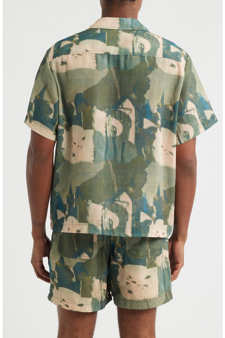 Art Camp Shirt, Main, color, BROWN