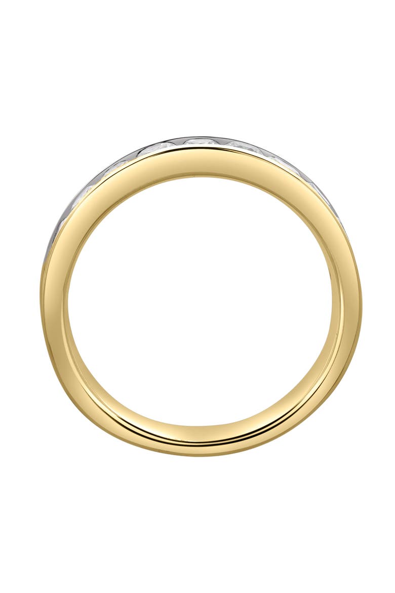 Helix 14K Gold Round Diamond Studded Band Ring - 1.04cts, Alternate, color, 14K Yellow Gold
