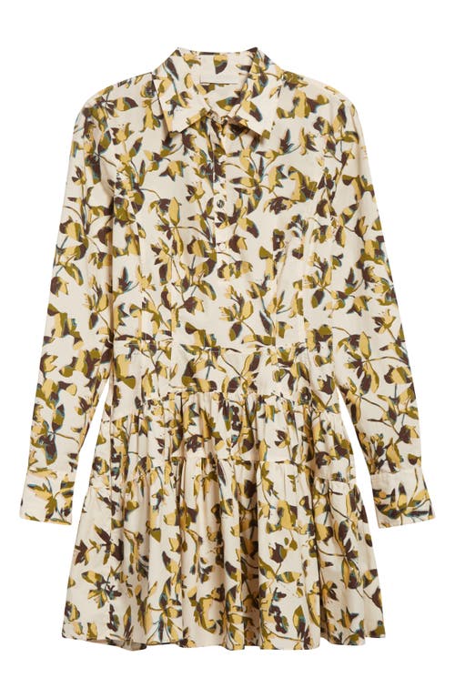 Ulla Johnson Nanette Long Sleeve Minidress In Burgundy